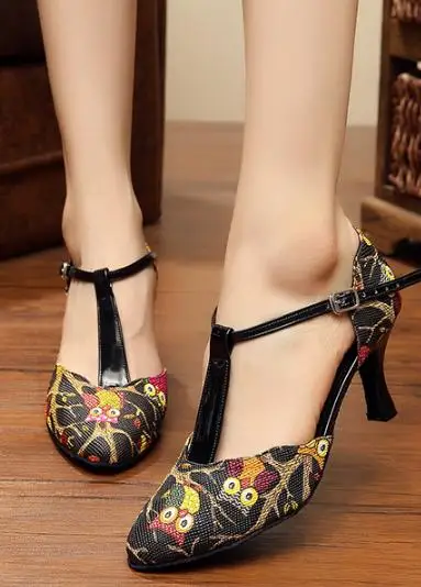 DILEECHI/Новое поступление женская обувь для латинских танцев из искусственной кожи