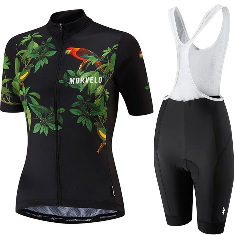Pro team Morvelo Женская велосипедная Джерси Набор спортивная одежда шорты рукав Maillot Ropa