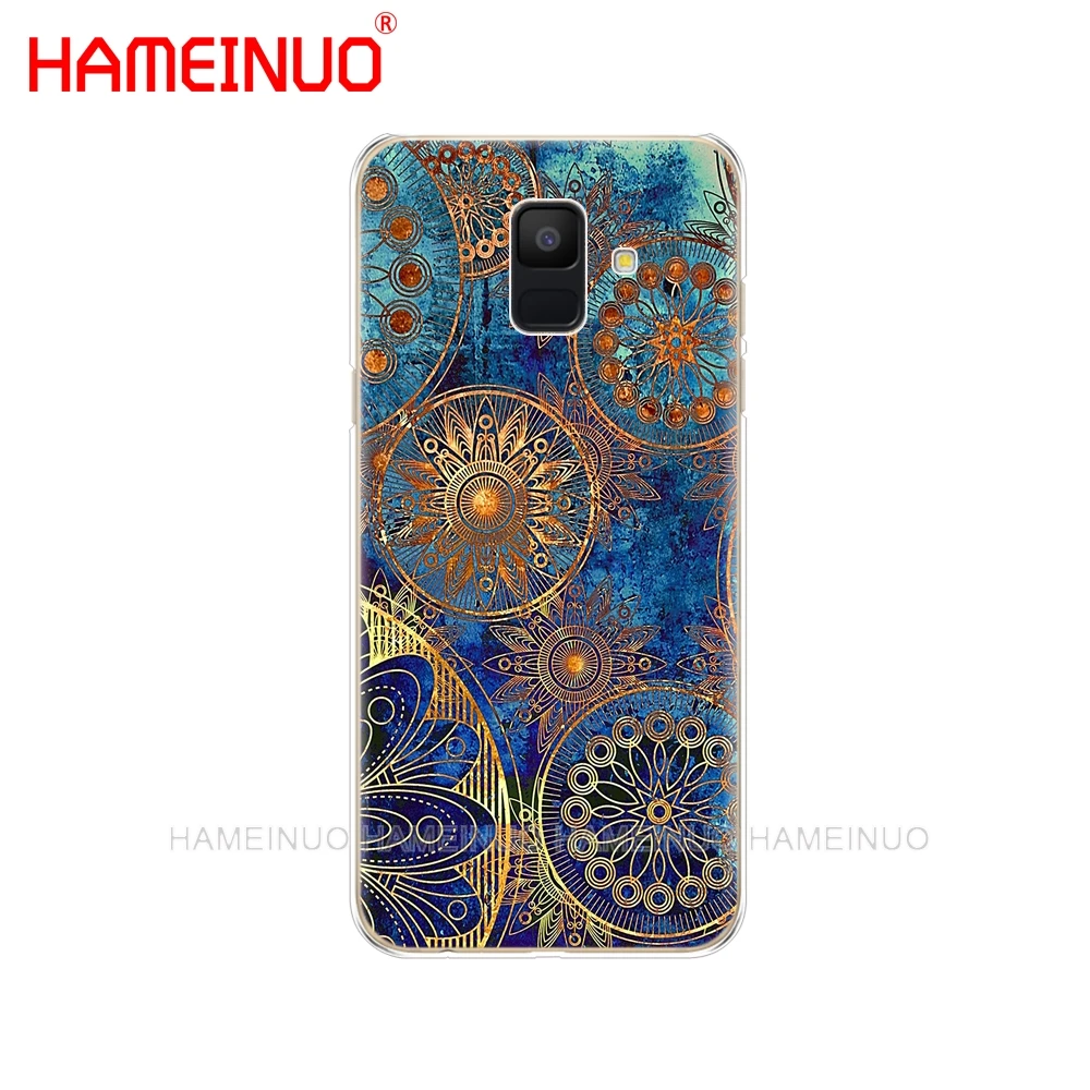Чехол для телефона с цветочным рисунком Мандала Samsung Galaxy J4 J6 J8 A9 A7 2018 A6 A8 PLUS j7 duo |