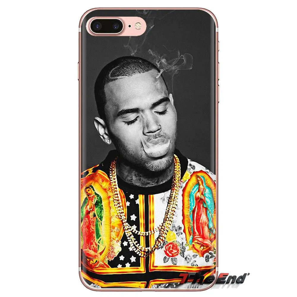 Прозрачный мягкий чехол для LG Spirit Motorola Moto X4 E4 E5 G5 G5S G6 Z Z2 Z3 G2 G3 C Play Plus Mini Chris Brown Breezy |