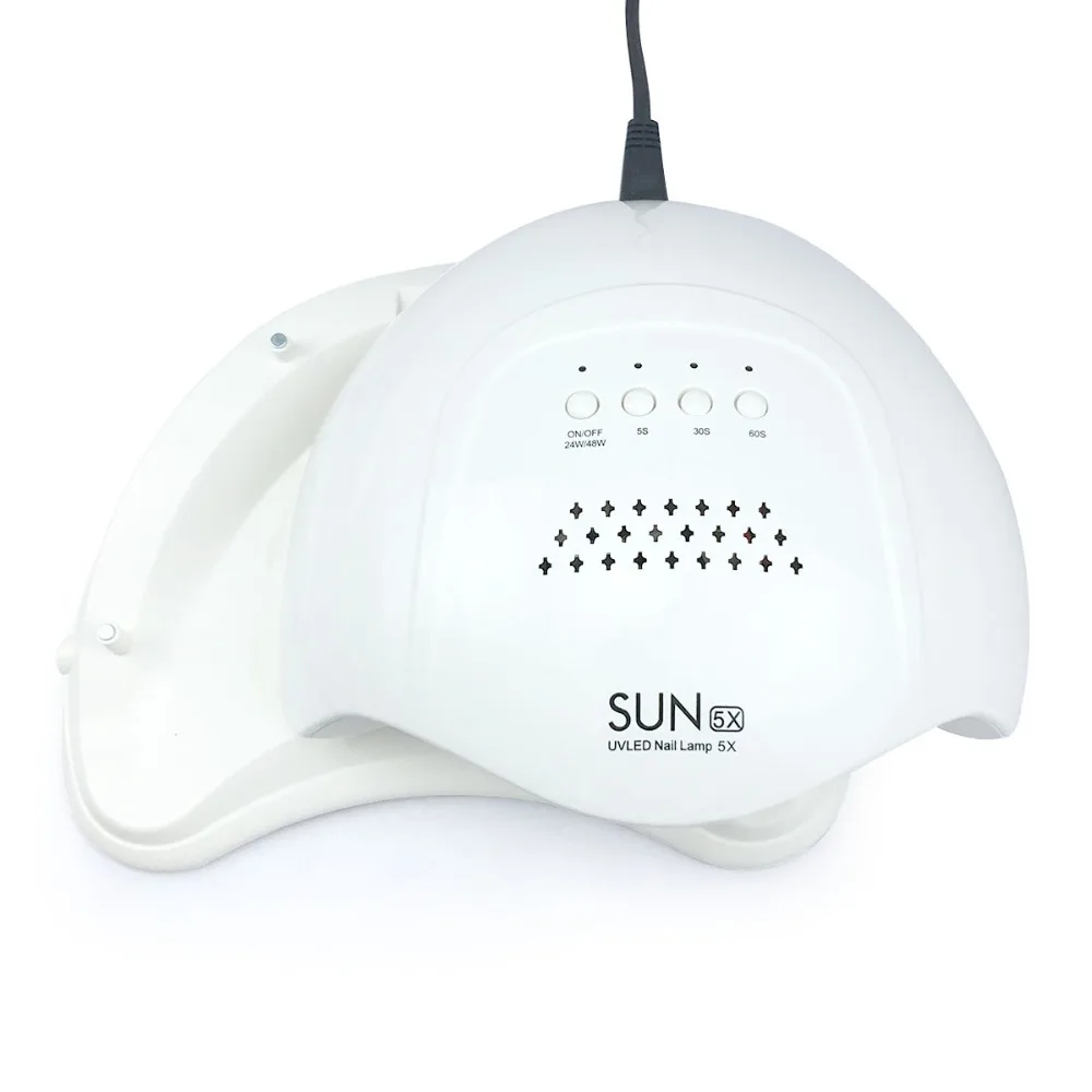 SUN 48W UV LED Lamp Nail Dryer Machine Manicure Tool SUN5X 24 LEDs Ice For Curing Gel Polish With Free Delivery | Красота и здоровье