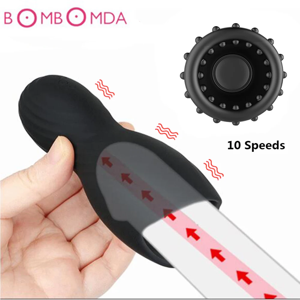 Мужской мастурбатор с 10 частотами Вибрирующая чашка для мастурбации интимные