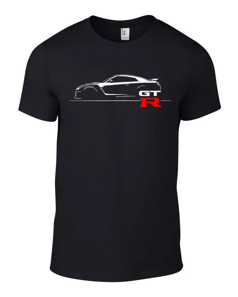 Темно синяя Gtr суперкар турбо Niss автомобиль Мужская футболка на заказ s Wo R34 R35 Nismo