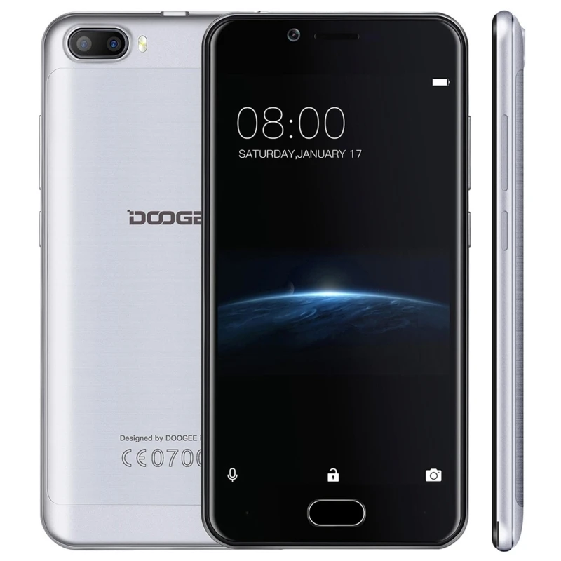 Оригинал DOOGEE стрелять 2 Android 7.0 MTK6580A Quad Core 5.0 дюймов Оперативная память 1 ГБ