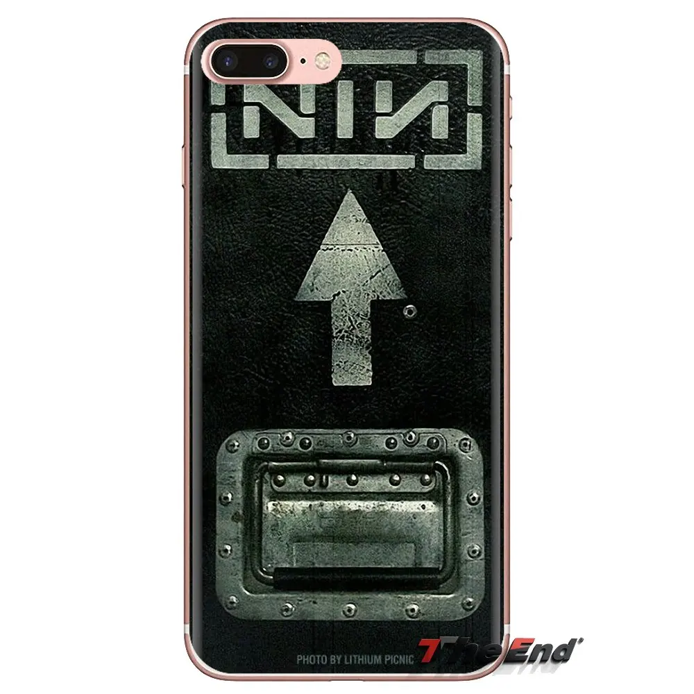 Nine Inch Nails Band Логотип постер для Sony Xperia Z Z1 Z2 Z3 Z5 compact M2 M4 M5 C4 E3 T3 XA Huawei Mate 7 8 Y3II мягкий