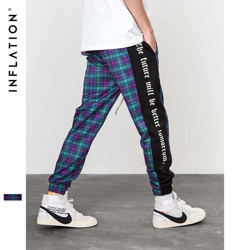 INFLATION Street Новые 2019 Осенние новые спортивные брюки мужские женские повседневные с