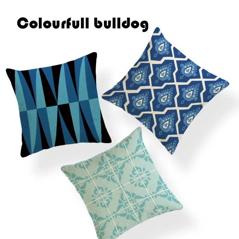 Fun Geometric Mandala Arrow Ikat Tribal Patterns Toss Pillow Childlike Cushion Cover Watercolor Sky Rain Linen Home Office Decor | Дом и сад