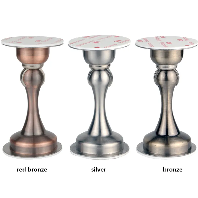 Магнитная дверная пробка из нержавеющей стали серебристого цвета для ванной