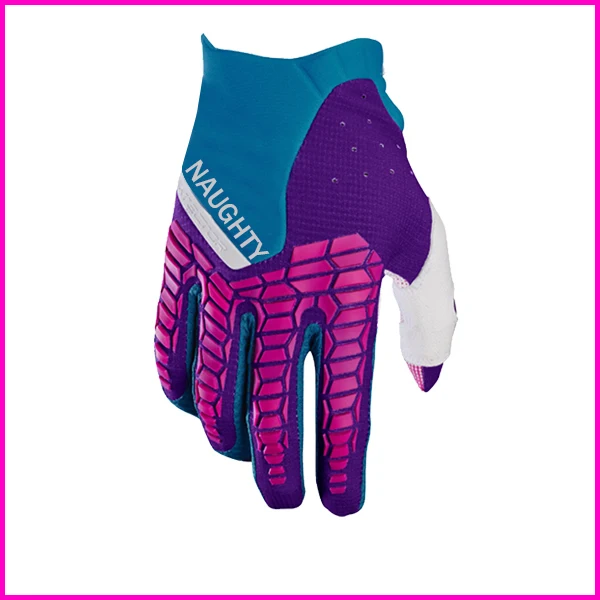 Purple Blue MX Pawtector Перчатки MTB DH мотоцикл езда Байк велогонка Спорт на открытом воздухе легкие голубые перчатки - Цвет: Purple Blue