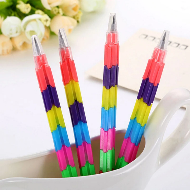 Карандаши строительные блоки 20 шт./лот креативные канцелярские принадлежности