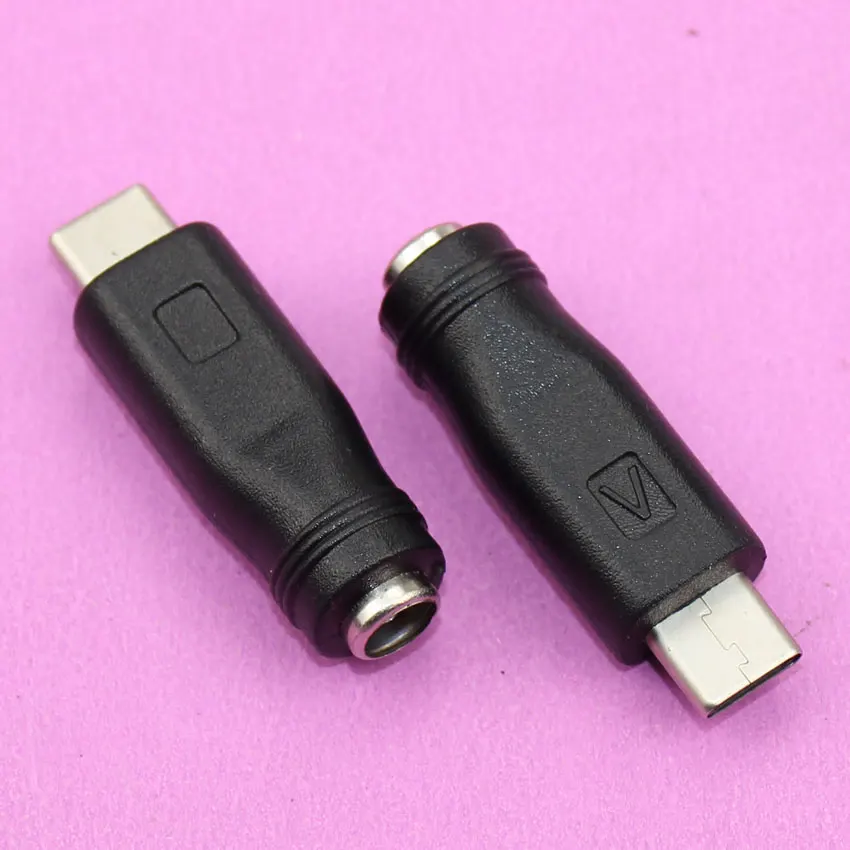 YuXi 1 шт. 5 5*2 мм/5 5x2 мм гнездовой разъем к USB 3 штекеру типа C 90 / 180 градусов адаптер