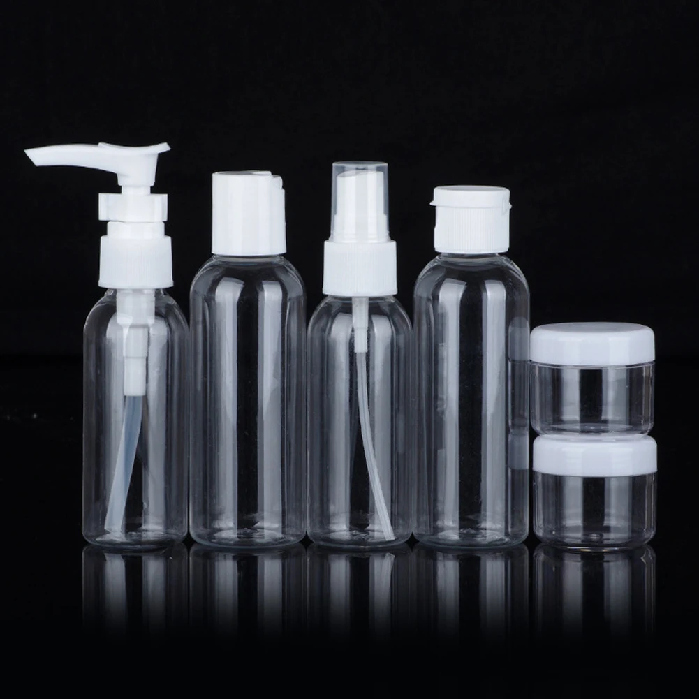 Косметические Бутылочки для поездок пустые герметичные портативные пластиковые