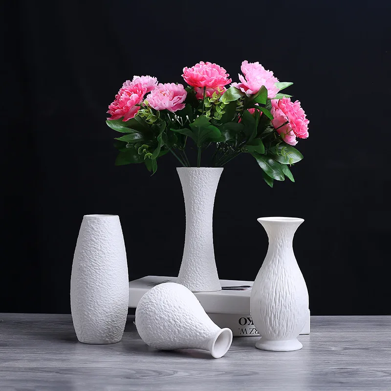 Белая керамическая ваза украшение креативная Европейская современная
