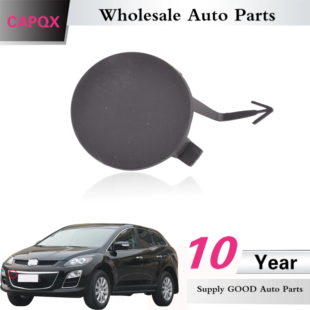Кепки QX для Mazda CX-7 CX7 2008 2009 2010 2011 передний бампер Буксировочный Крюк Крышка Кепки корпус дом EH44-50-EK1