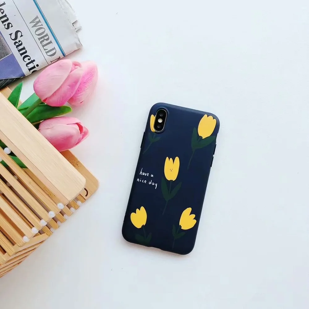 ORYKSZ для iphone X XS XR MAX чехол Роскошные Цветы Узор Телефон Силиконовые мягкие чехлы 6 6s