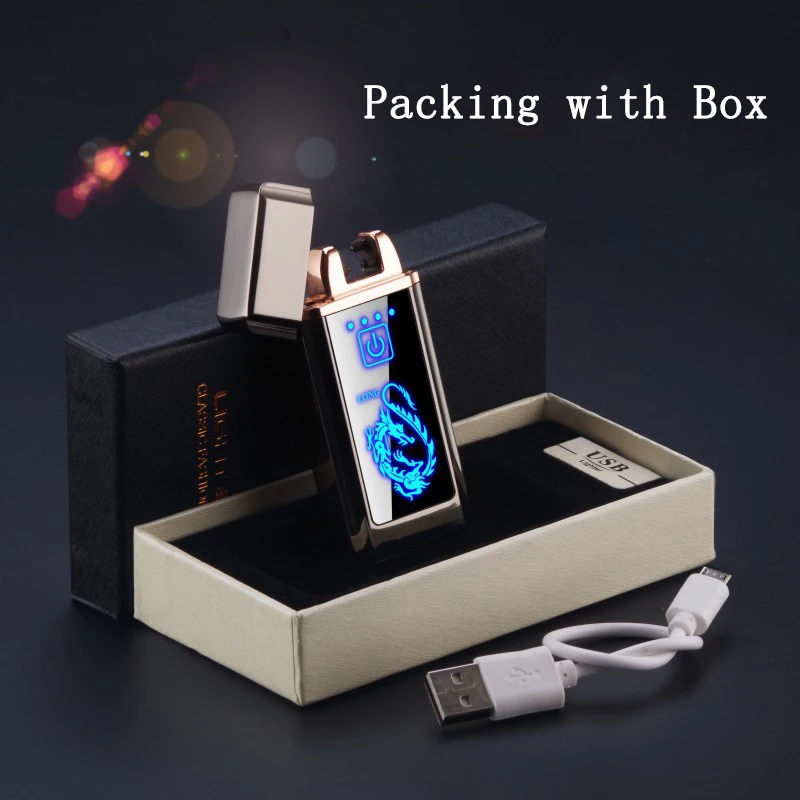 Светодиодный usb экран для зарядки сенсорного экрана Электронная зажигалка