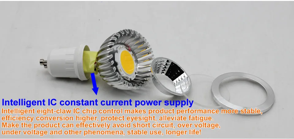 9 Вт COB Светодиодная лампа G5.3 Gu10 база Точечный светильник AC/DC 12V~ 24V AC 110V 220V 240V Алюминий тела светодиодные лампы Теплый Холодный белый светодиодный светильник