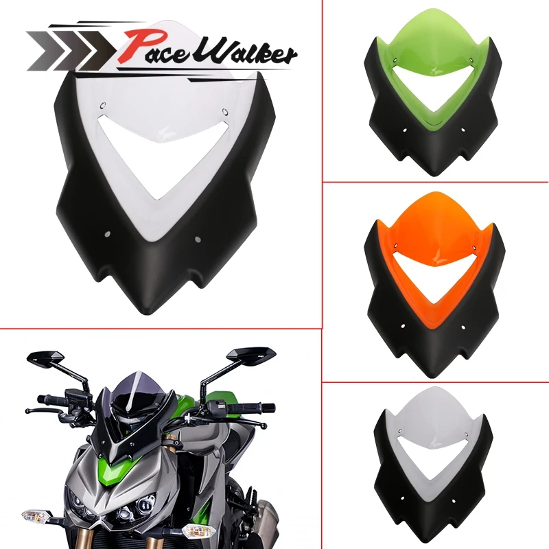 Мотоцикл ветрового Лобовое стекло Double Bubble Bicicleta для Kawasaki Z1000 2015 2016 стекла