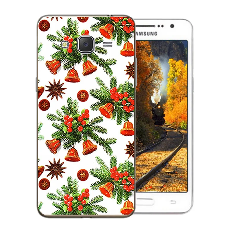 Чехол для Samsung Galaxy Grand Prime силиконовый чехол телефона из ТПУ с рисунком Merry X'MAS G530F