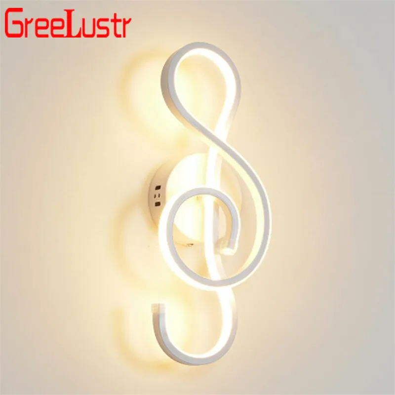 Белый/черный 22 Вт светодиодные Настенные светильники креативные алюминиевые