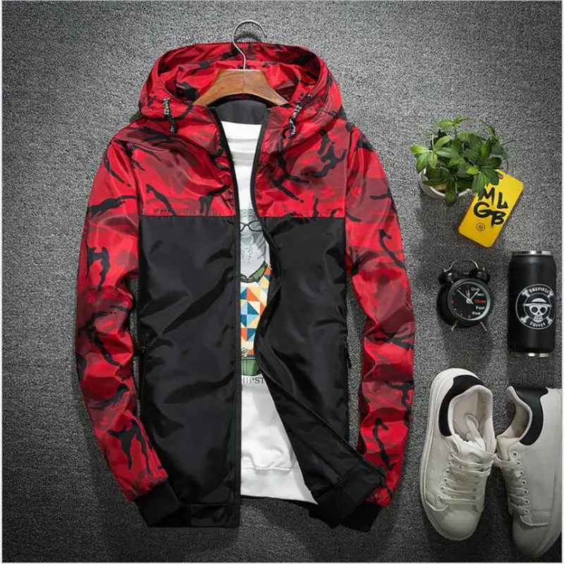Best selling Jacket Hot Selling Mens Camouflage Coat Hoodies Casual Jackets men Brand Clothing Men Windbreaker Coats Male | Мужская