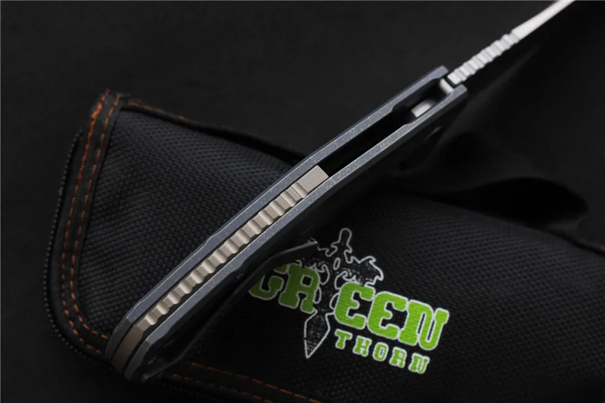 Складной нож Green thorn m390 steel TC4 титановая ручка карманный кухонный для кемпинга и