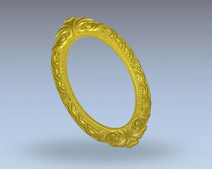 

Frame 3D model in STL format cnc carving engraving router relief Artcam Aspire F63