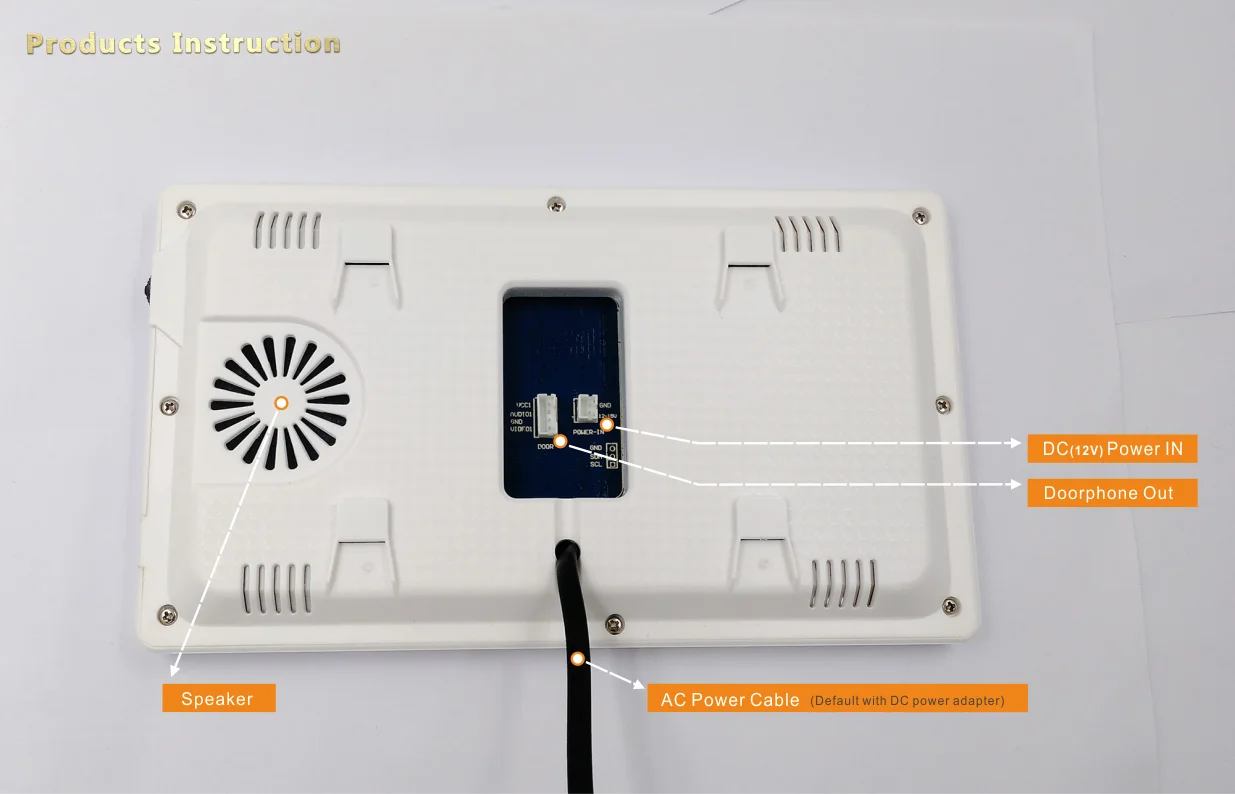 Smart9 видеодомофон, HD VDP DIY комплект, видео домофон, 4 провода дверной звонок системы, HD ИК дверная камера с " крытой панелью монитора