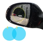 Универсальная противотуманная мембрана для зеркала заднего вида автомобиля, 2 шт., водонепроницаемая, непромокаемый автомобильный, Защитная пленка для зеркала, автомобиля, солнцезащитный козырек TSLM2