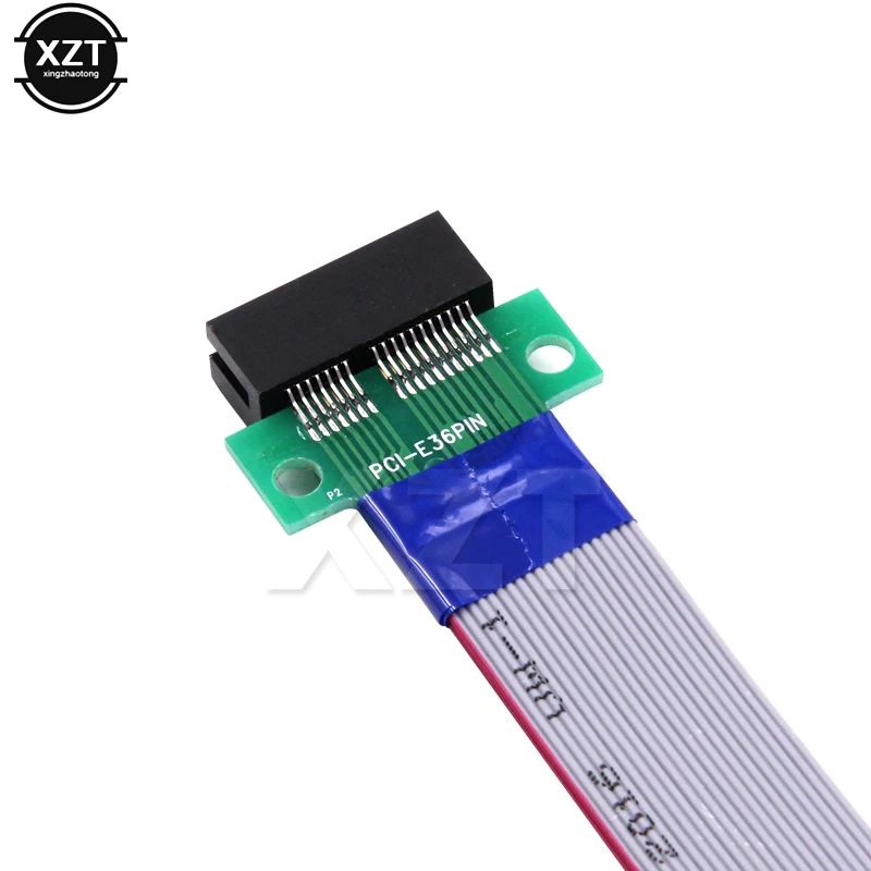 Адаптер PCI E для FPC 1 шт. 90 градусов 36pin расширение плоский кабель высокая