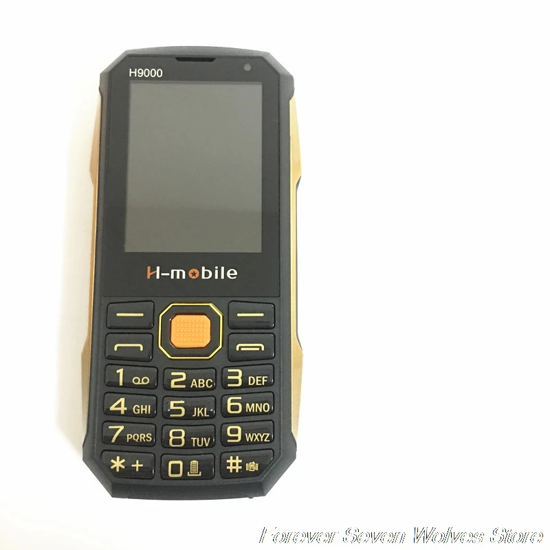 H-Mobile H9000 кнопочные сотовые телефоны с FM Java Bluetooth 20000 мАч двойная камера Супер фонарь Magic Voice Mobile - Цвет: black
