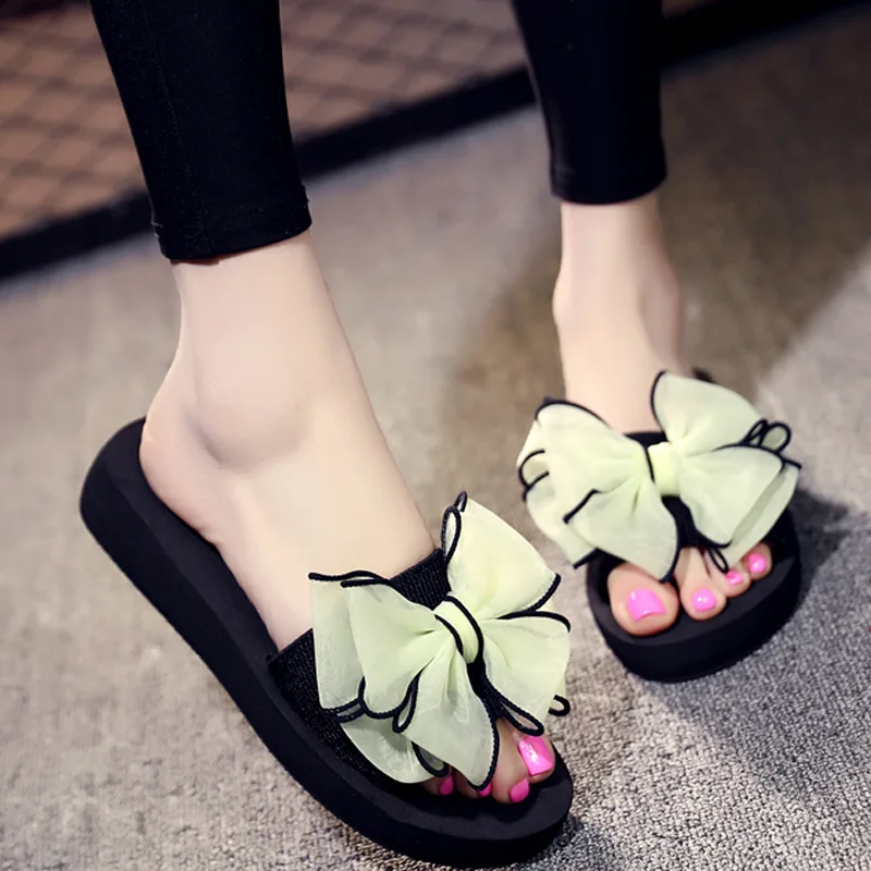 Летние женские шлепанцы на плоской подошве Лидер продаж Женские нескользящие