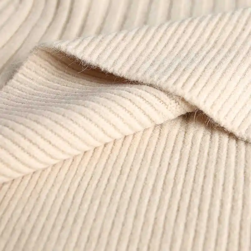 Однотонные женские зимние костюмы цвета хаки женский свитер + наборы юбок