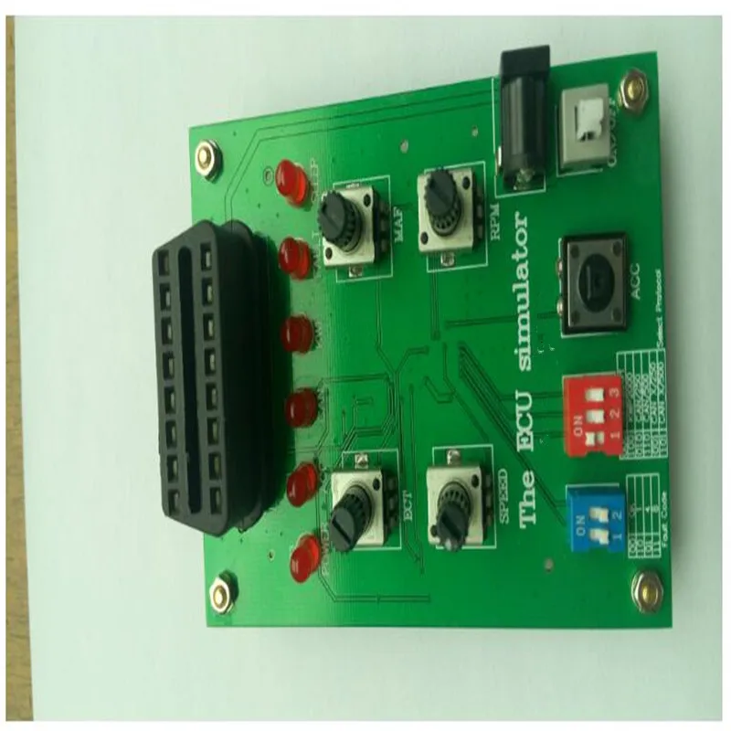 OBD ЭБУ Simulator Board Car OBD ЭБУ тестер симулятор канал внешнего контура Autobile и транспорт автобус протокол связи для автомеханики