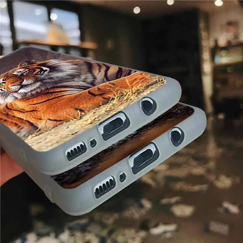 Мягкий чехол для Samsung Galaxy S21 S20 S11 S10 S9 S8 Plus S7 Edge S10e Ultra nimal tiger Cub | Мобильные телефоны и