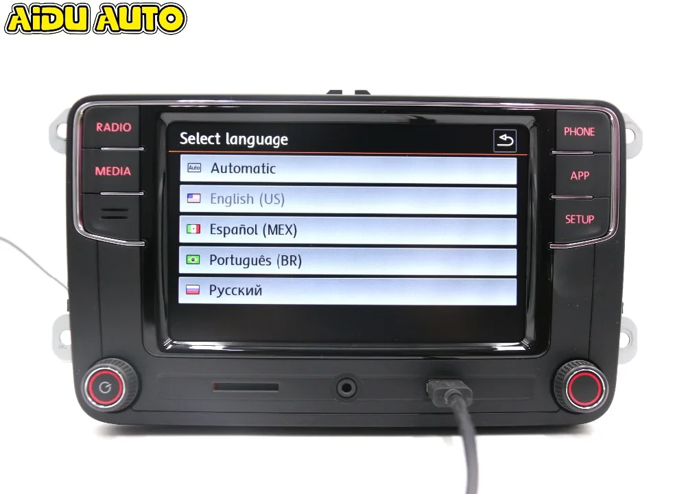 CarPlay Android Авто RCD330 RCD340 плюс Noname радио 187B C210 для VW Tiguan Golf 5 6 Jetta MK5 MK6 Passat CC поло 6RD035187B