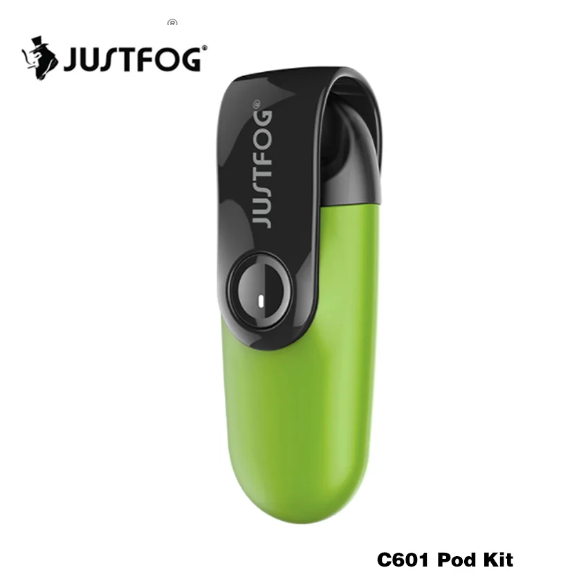 Оригинальный Justfog C601 Pod Starter Kit 650 светодиодный фонарь мА · ч Кнопка 1 7 мл танк