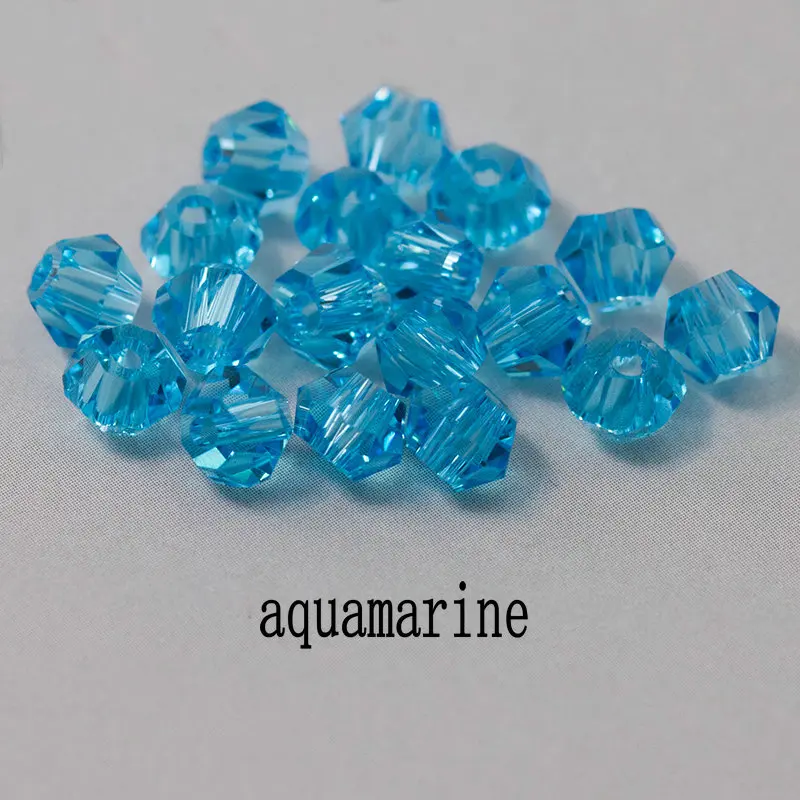 Высокое качество 6 мм Bicone beads хрустальные ювелирные изделия бусины Подвески