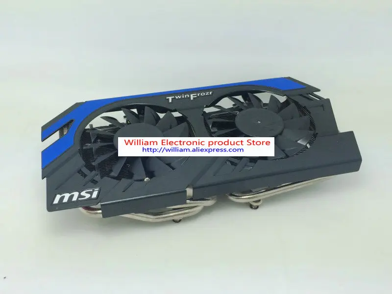 Новый оригинальный для MSI R7850 HD7850 HAWK1G sim-карта двойной вентилятор радиатора