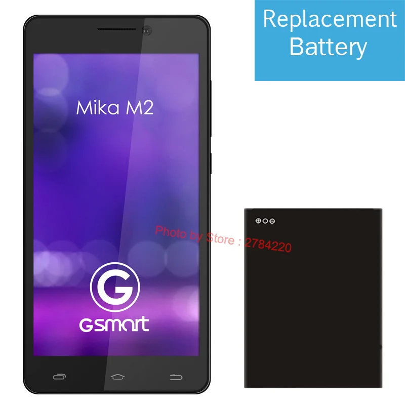 Новая батарея 2000 мАч аккумулятор для Gigabyte gsmart mika m2 мобильный телефон