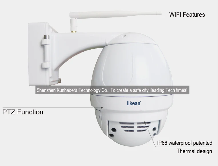 2015 Новый Беспроводной WI-FI P2P HD 960 P Zoom PTZ Камеры Открытый водонепроницаемый ИК