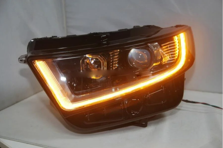 Динамический видео дисплей автомобиля Стайлинг для боковая фара Edge led головной свет Escape Головной фонарь drl