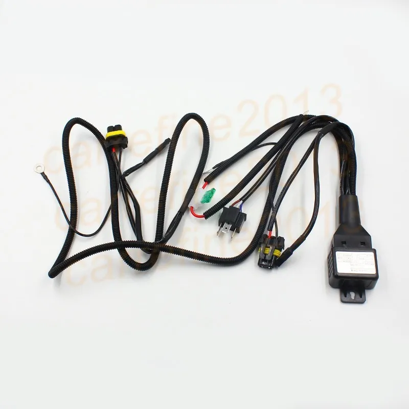 Rockeybright H4 9003 HB2 Биксеноновые контроллер реле H13 hid кабель H4 9004 9007 модернизированная фара подключения спрятанный проектор bixenon