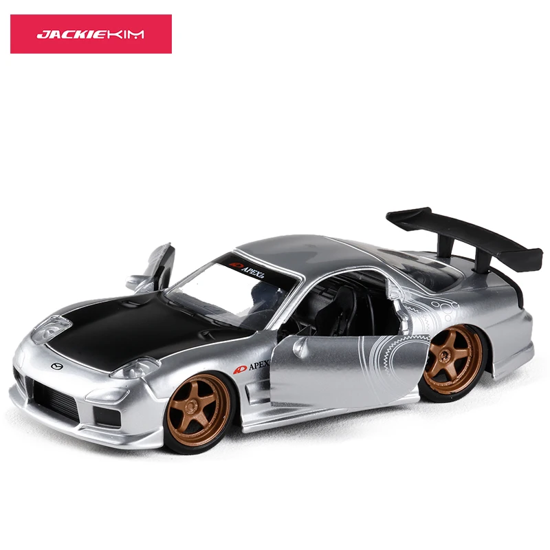 1:32 scale93 Mazda RX7 FD3S металлический литой гоночный автомобиль модель для мальчиков игрушки подарок