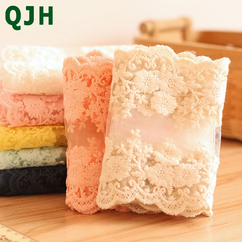 QJH абсолютно новое поступление Водорастворимая кружевная отделка для свадьбы