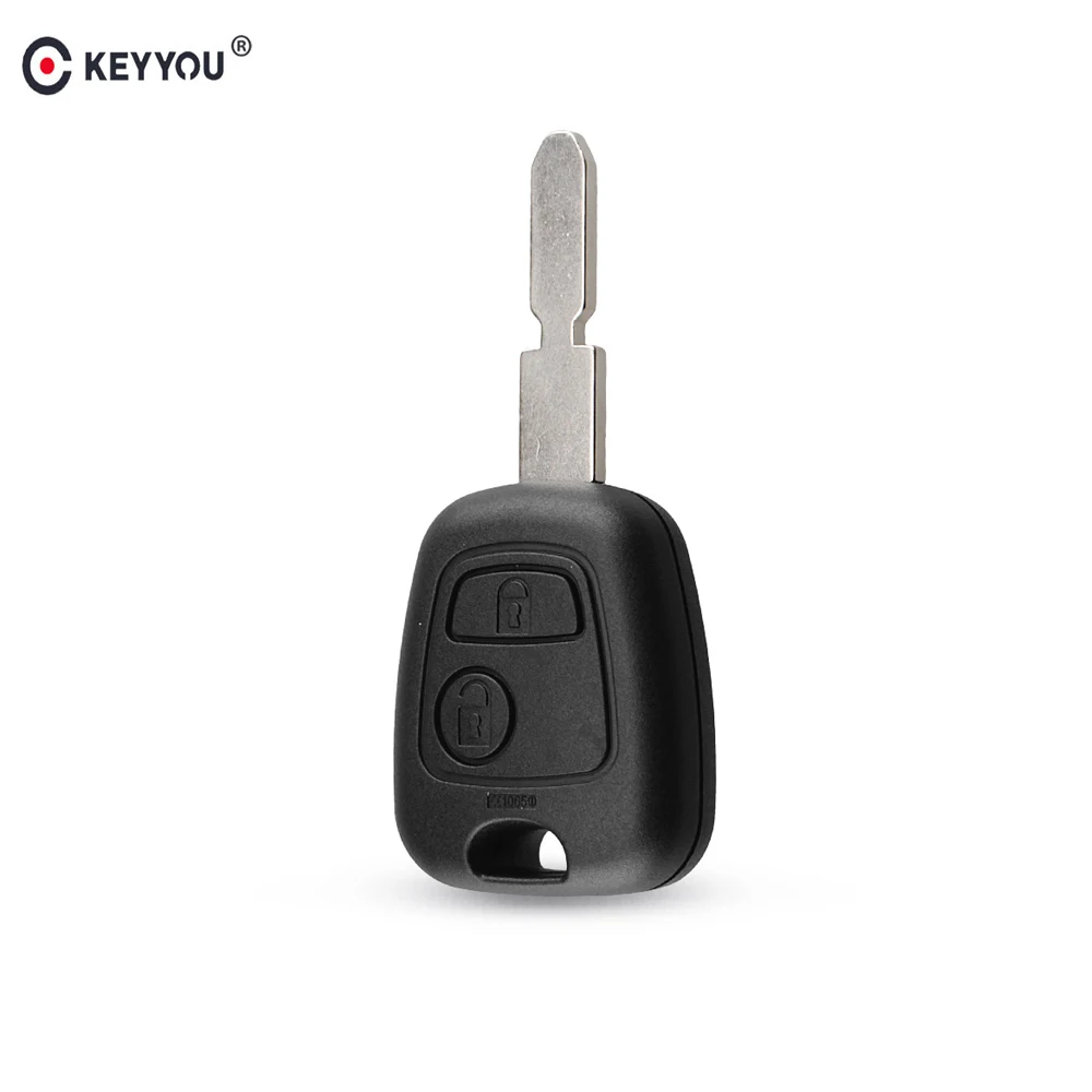 Запасной чехол для дистанционного ключа от машины KEYYOU 2 кнопки Peugeot 406 407 307107 205 206 207