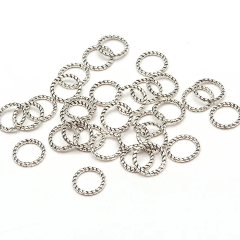 60 шт./лот 8 мм скручивающееся кольцо ювелирные изделия очаровательные звенья