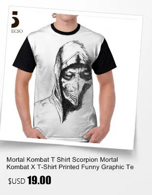 Mortal Kombat, футболка, Scorpion, Mortal Kombat X, футболка с забавным графическим принтом, футболка с короткими рукавами, плюс размер, Полиэстеровая футболка