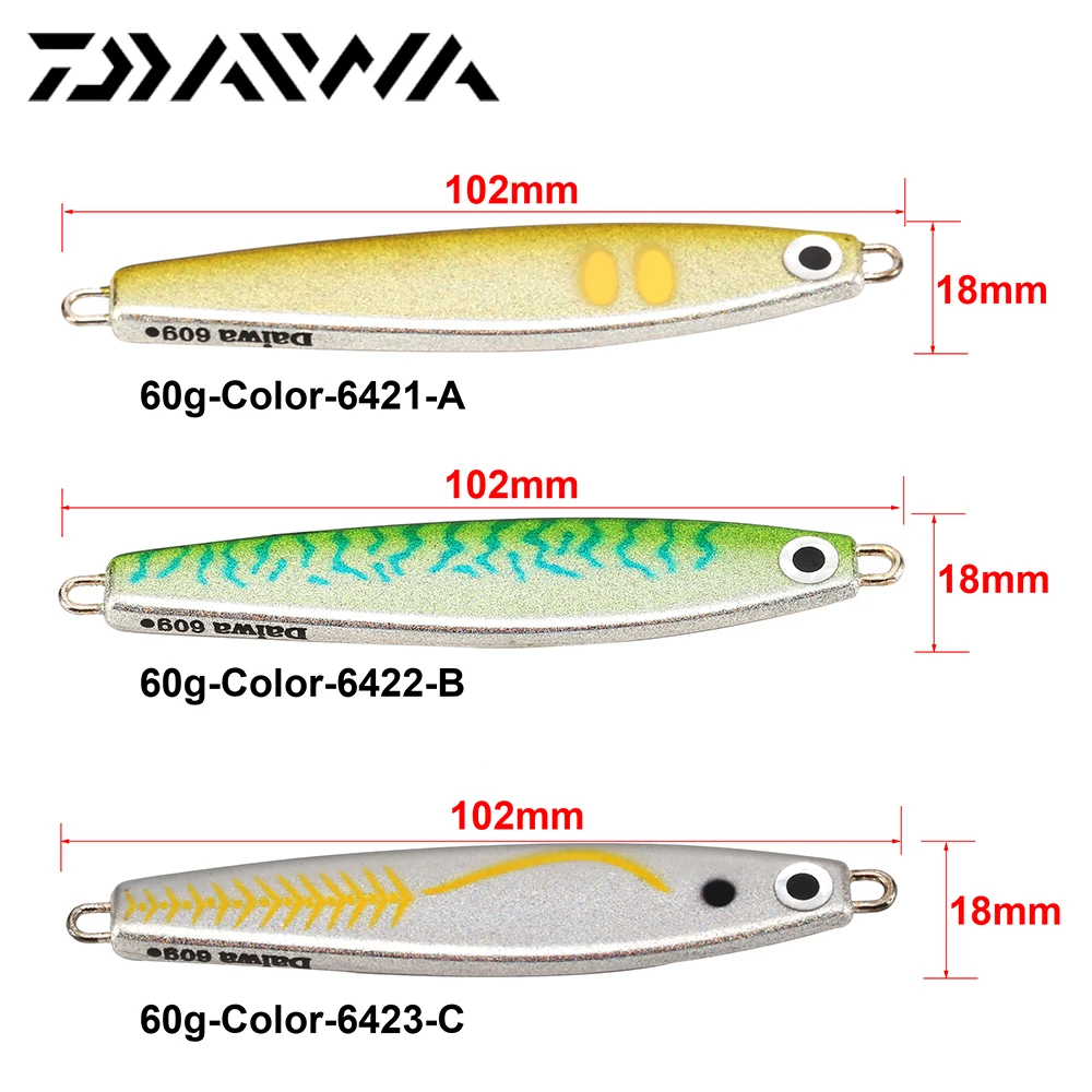 Оригинальный DAIWA SAKANA рыболовная приманка металлическая блесна 60 г 102 мм