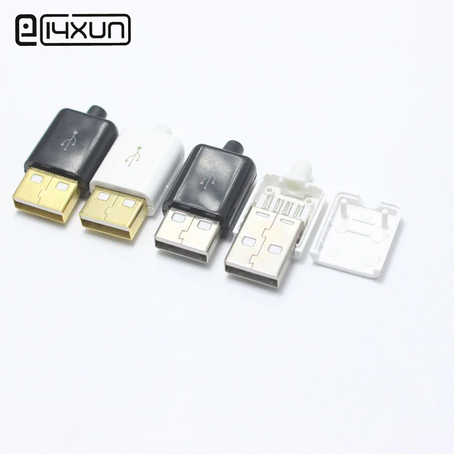 4 шт./комплект пластиковые розетки для USB 2 0|Соединители| |